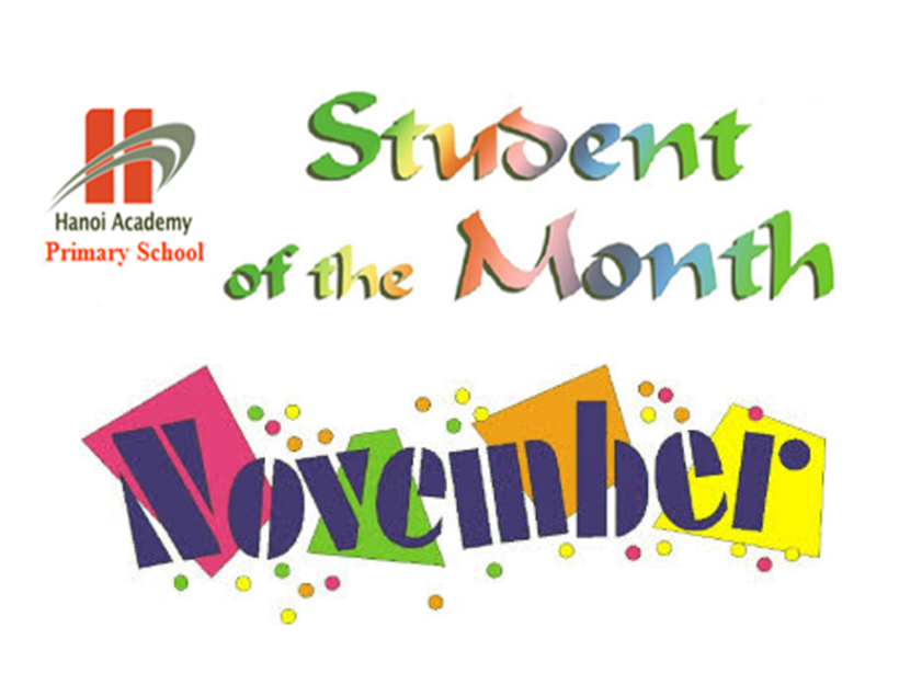 Student of the month 11 Student of the month &#8211; November