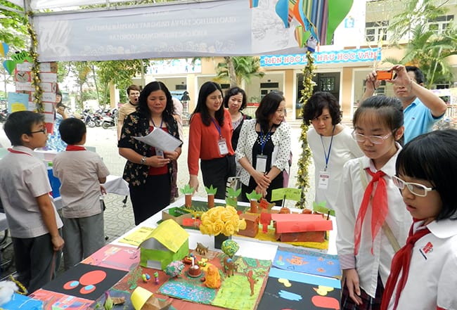 Hanoi Academy với ngày hội &#8220;Giao lưu học tập và trưng bày sản phẩm sáng tạo&#8221; của phòng Giáo dục quận Tây Hồ