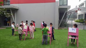 Học sinh độ tuổi tiền Tiểu học Hanoi Academy với không gian sáng tạo