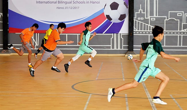 Giải bóng đá giao hữu giữa các trường Song ngữ Quốc tế tại Hà Nội