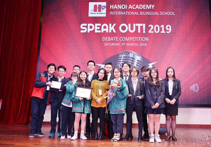Vòng chung kết cuộc thi HANOI ACADEMY&#8217;S SPEAK OUT 2019!