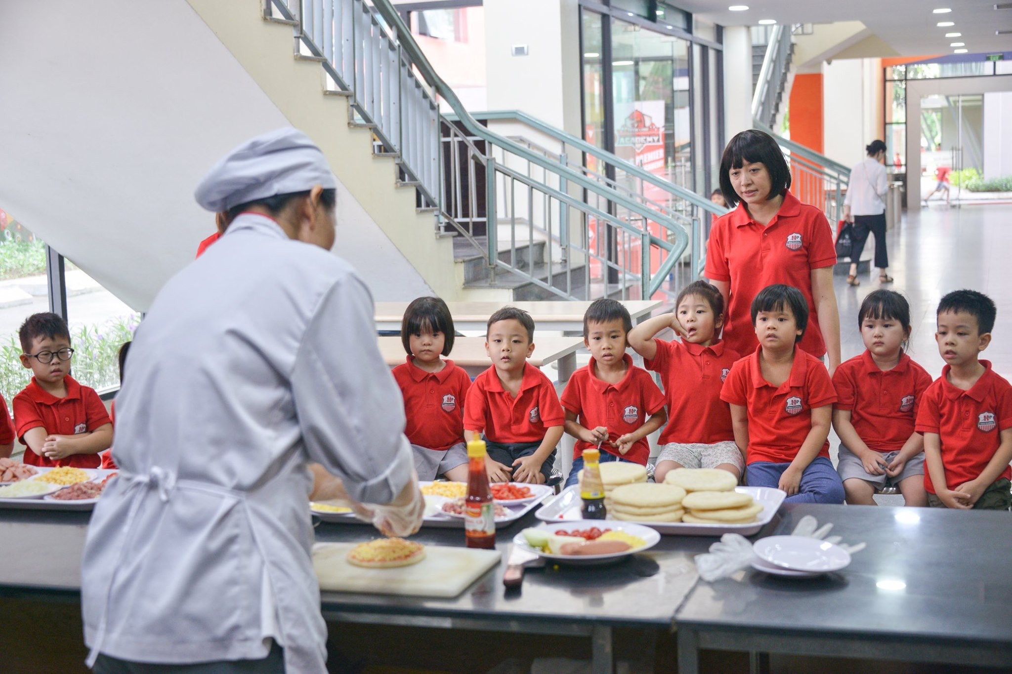 Khám phá giờ học trải nghiệm “Làm bánh Pizza” của các bạn nhỏ khối mẫu giáo lớn trường mầm non Hanoi Academy