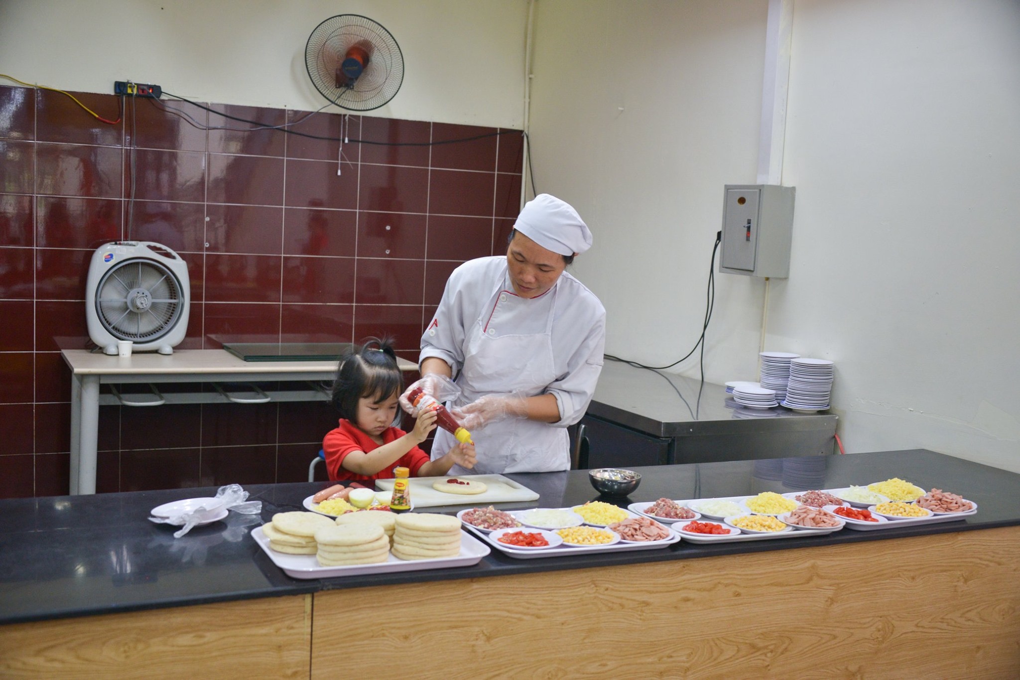 Khám phá giờ học trải nghiệm “Làm bánh Pizza” của các bạn nhỏ khối mẫu giáo lớn trường mầm non Hanoi Academy