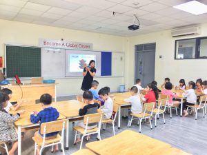 Lớp học “Tiền tiểu học” của các bé khối mẫu giáo lớn trường mầm non Hanoi Academy