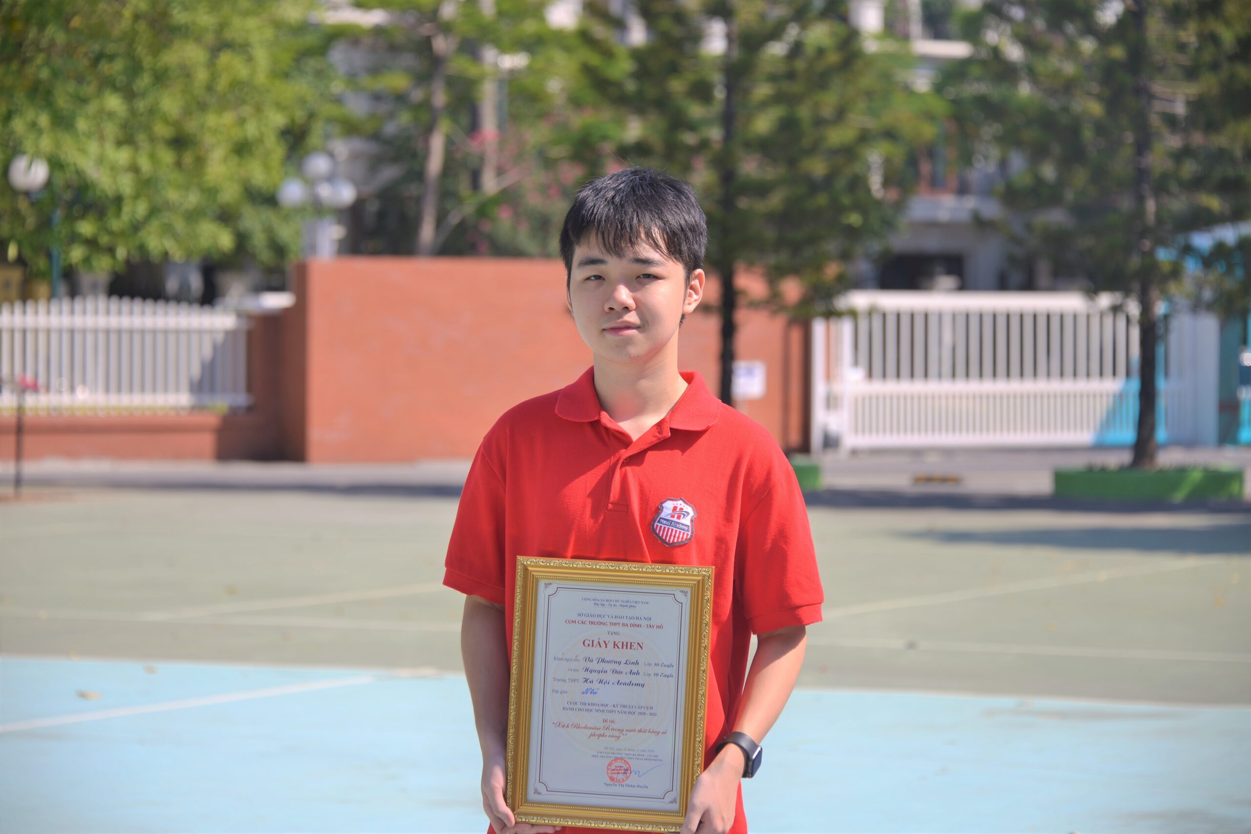 Học sinh Hanoi Academy đạt giải nhì Cuộc thi Khoa học Kỹ thuật cụm Tây Hồ &#8211; Ba Đình