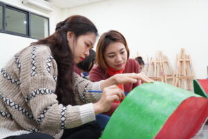Công tác chuẩn bị cho sự kiện Tết Tân Sửu tại trường Mầm Non Hanoi Academy